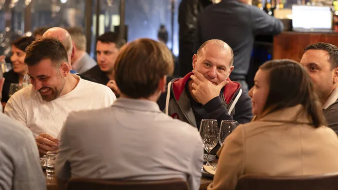 Guests dining at Acqua e Sale