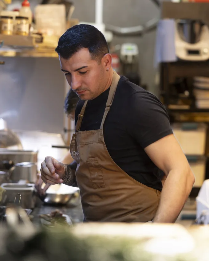 The kitchen during service