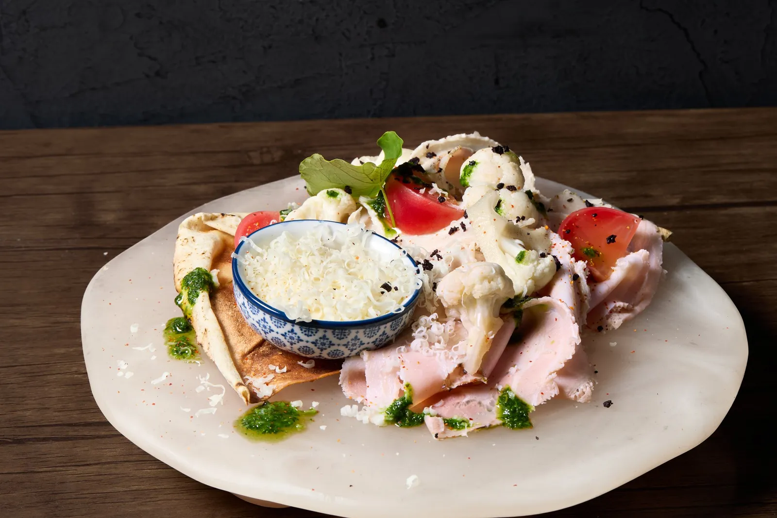 Wood-fired porchetta