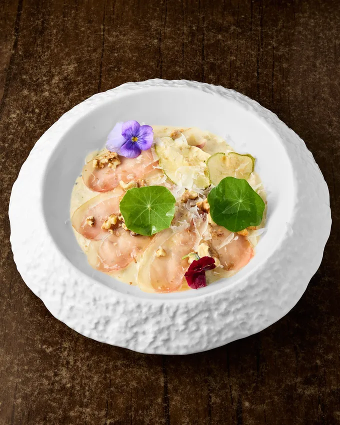 Carnaroli risotto with gorgonzola and pears
